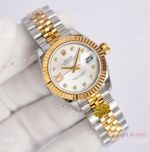 3A Factory Copy Rolex Datejust 28 mm Star diamond-set Half Gold Fluted Bezel